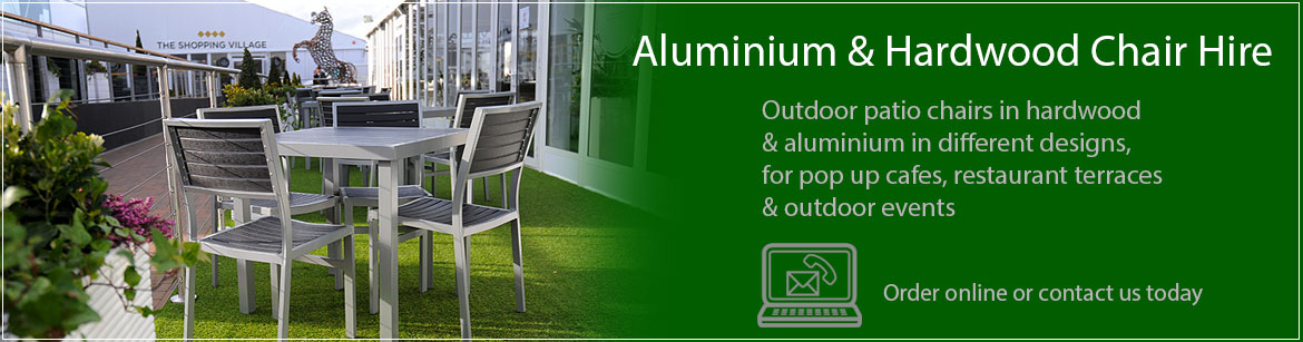 Hire Aluminium & Hardwood Chairs