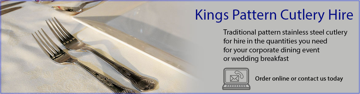 Hire Kings Stainless Steel Cutlery